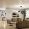 a clubhouse room with a tv and furniture
